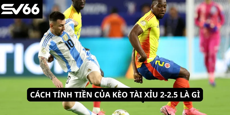 Cách tính tiền của kèo tài xỉu 2-2.5 là gì